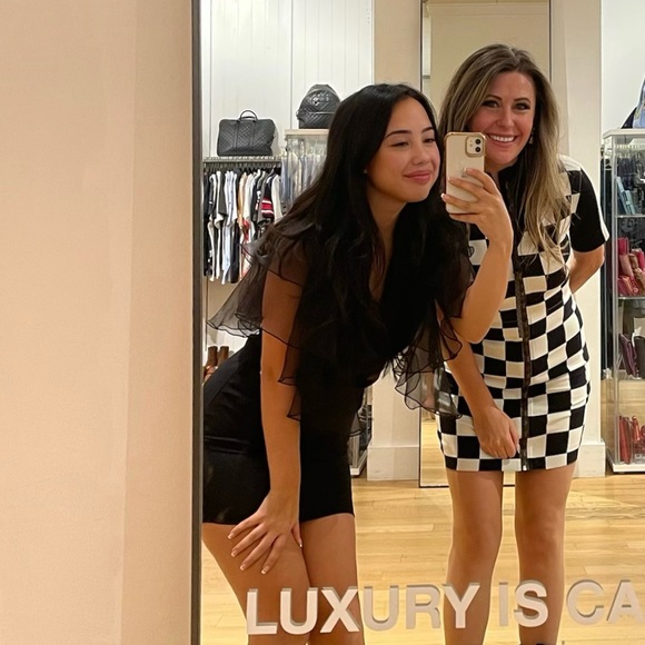 Zara black dress with statement tulle sleeves - Picture 5 of 5